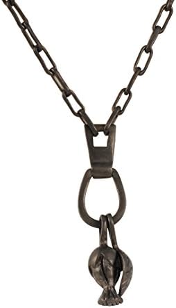 VESPER ROSE - Juno Necklace with Marigold Charm in Gold Plated Brass