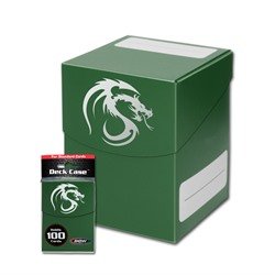 1 BCW Deck Box / Case - Green - Holds 100 Cards