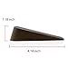 Topoint Soft Door Stopper, Keeps Door Securely Open Stylish Rubber Flexible Floor Door Stops Non-Scratching Door Stop Modern Wedge Door Stop Design, 5 Pack