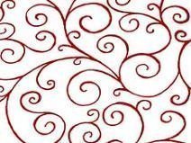 10m x 80cm Roll Cerise Scroll Cellophane Wrap. Florist Quality Bouquet / Gift / Hamper / Basket Wrapping