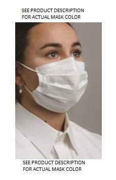Pleated FACE MASK White [D-MK-7220] 50 PCS PER Box - Level 2 - Thumbnail 4