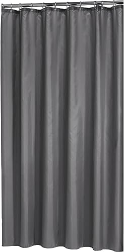 Sealskin Madeira Shower Curtain, Polyester, Grey, 240 x 200 cm