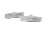 TopPick Sidemarker Lights FOR BMW E39 5-Series 1997-2003 Clear/Chrome FIT OEM REPLACEMENT 63142496299-C2