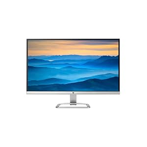 HP 27er 27-Inch Full HD 1080p IPS LED Monitor with Frameless Bezel and VGA & HDMI (T3M88AA), White