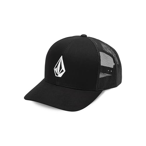 Volcom Chapeau de Camionneur Full Stone Cheese pour Homme, Noir, Taille Unique