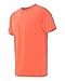 Chouinard Men's Garment-Dye Bottom Hem T-Shirt, Bright Salmon PgmDye, X-Large