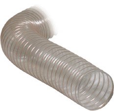 Transparent Flame Retardant Polyurethane Polyflex Suction Hose 100 mm x 10.0 m Transparent Device