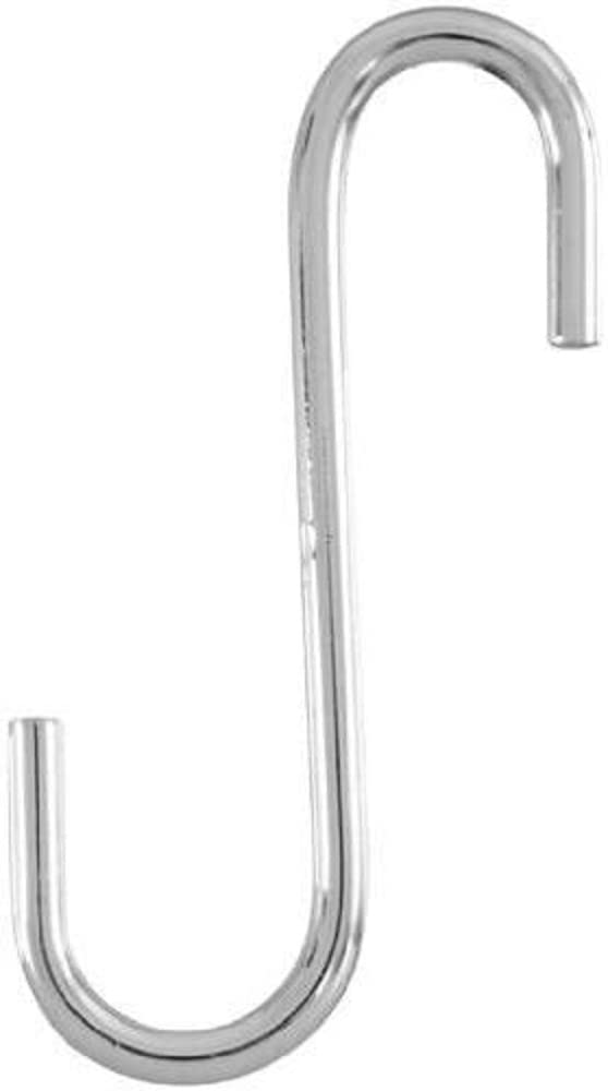 Fackelmann "S Hook of Stainless Steel, Silver, 2.6 x 1.5 x 1.5-Inch, 5-Piece
