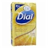Dial Bar Gold Antibacterial Deodorant Soap, 4 oz ea 8 ct