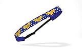 RAVEbandz! Adjustable Elastic Headbands - (WONDER WOMAN) Women’s Elastic Headbands For Fashion Or Workouts - Non Slip Velvet Lined 1 Inch Elastic Head Band
