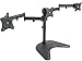 VIVO Triple Monitor Mount Fully Adjustable Desk Free Stand for 3 LCD Screens up to 24 inches (STAND-V003P) primary