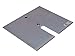 OnlineEEI Base Plate, Zinc Coated Steel, for use with Pipe and Drape System, 14