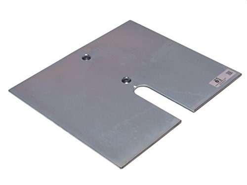 OnlineEEI Base Plate, Zinc Coated Steel, for use with Pipe and Drape System, 14"X16"x3/16 12lb