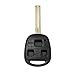 Keyless2Go Replacement for New Uncut Remote Head Key Shell (Short Blade) for FCC HYQ12BBT HYQ1512V - Shell ONLY