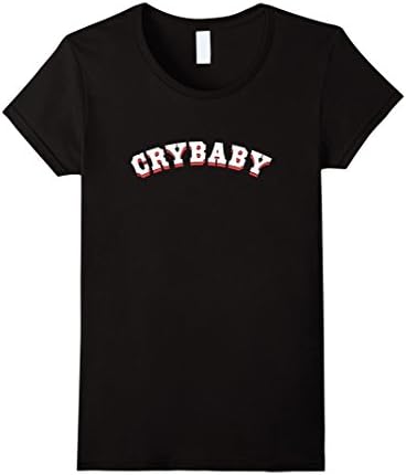 Women's Crybaby T-Shirt Cry Baby Sensitive Tender Hearted Honesty XL Black