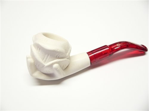 Meerschaum Pipes - Mini Hand Finished Rose in Hand