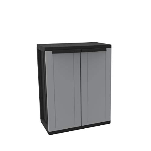 Kreher Kunststoffschrank Set: Universalschrank und Beistellschrank. Maße Universalschrank BxTxH ca. 68 x 37,5 x 163,5 cm… – Bild 7