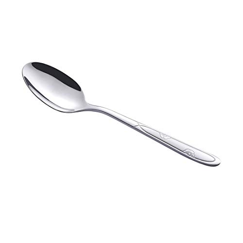 Teaspoon Sets 12 Piece Stainless Steel Flatware 6-inch Small Dessert Tea Spoons Only Service for 12 Table Silverware Eating Utensils Cutlery Mirror Finished Dishwasher Safe - Thumbnail 6