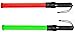 One (1) piece: Traffic Safety Baton Light, 21.5 inch length, Each baton contains 6 Red LED plus 6 Green LED, with 3 Flashing modes (Red blinking, Red steady-glow, Green steady-glow)