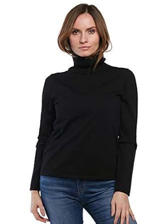 august silk mock turtleneck