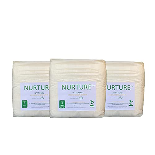 Nurture Diapers by BioBag, Size 3 (918 pounds), 84 Premium Quality
