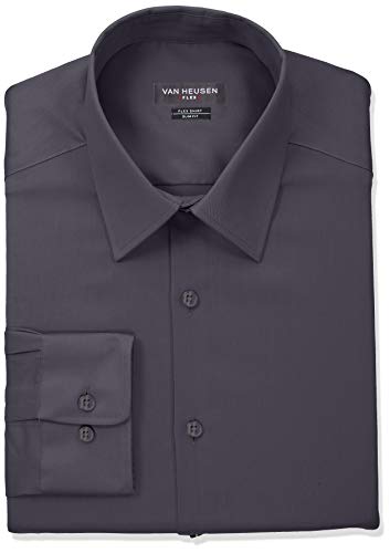 Van Heusen Mens Dress Shirt Slim Fit Flex Collar Stretch | Desertcart Guam
