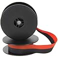Typewriter Ribbon,Twin Roller Pack Typewriter Ribbon - Compatible with All Models - Typewriter Ribbon (Red-Black)