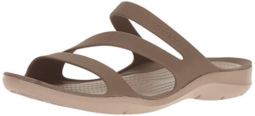 crocs 203998, Infradito Donna, Beige (Nogal), 39-40 EU (W 9 US) | Prezzo.it
