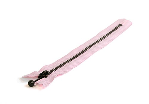 Y.K.K 玉付ファスナー 20cm 10本入 ピンク 3GKB20-512
