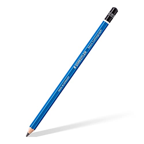 STAEDTLER Mars Lumograph Art Drawing Pencils, Graphite Pencils in Metal