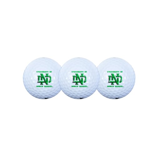 Team Effort North Dakota Fighting Hawks Golf Ball 3 Pack