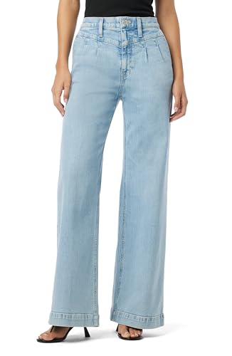 HUDSON Women’s Jodie High Rise Loose Fit Wide Leg Jean, Carousel, 34