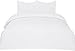 Duvet Cover 3 Piece set – 100% Cotton Luxury Bedding (Queen, White) – Duvet Cover with 2 Pillow Shams –Combed Cotton Quilt Cover with Long Staple Fiber– by Utopia Bedding