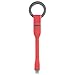 myCharge iPhone Charger Lightning Cable (4-Inch) Keychain PowerCord Go Short Cord for Portable Chargers MFI Certified for Apple iPhone 12, 11, XR, XS, X, 8, 7, 6, SE, 5, iPad, AirPods, Watch - Red