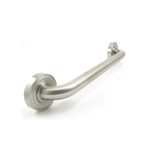 WingIts WPGB5SN16ROP Platinum Rope, 16-Inch Length x 1.25-Inch Diameter Grab Bar, Satin Stainless