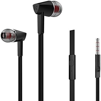 USPRO Wired Earbuds In Ear Earphones with MIc Black