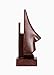 IndiaBigShop Wooden Handmade Classic Sheesham Nose-shaped Eyeglass Spectacle Holder Perfect for Home and Office Decor 6 Inch
