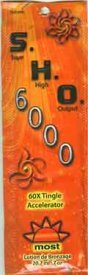 Lot of 5 SHO 6000 Hot Tingle Tanning Lotion Packets