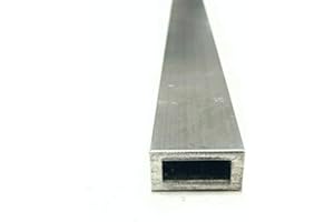 HARNESS MACHINE & FAB 6063 Aluminum Rectangular Tube 1/2" X 1" X .125" Wall 36" Piece