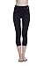 Women's Compression Capri's (Black - XS) - Body Slimming for Yoga, Hidden Pocket, Amazing Workout Pants
