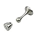Rok Hardware Magnetic Door Stop Holder 3 Inches (Brushed Nickel, 1 Pack)