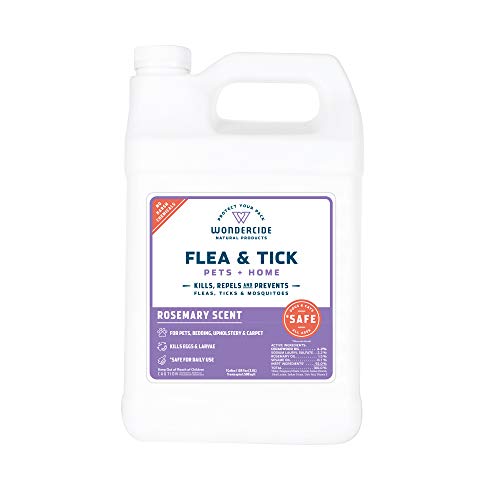 Wondercide - Flea, Tick & Mosquito Spray for Dogs, Cats, and Home - Flea and Tick Killer, Control, Prevention, Treatment - with Natural Essential Oils - Pet and Family Safe - Rosemary 128 oz - Thumbnail 7