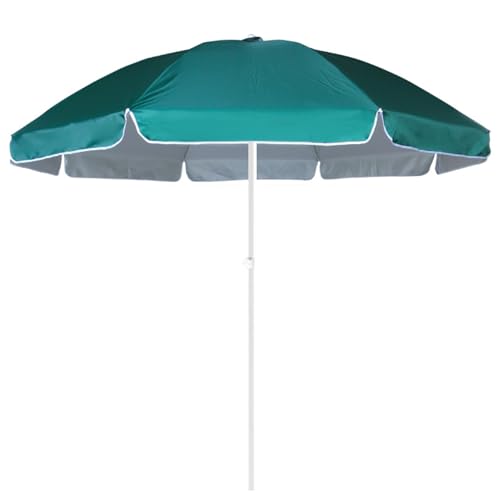 Beauenty 2M Patio Umbrella UV Protection Waterproof Outdoor Beach Umbrella, Adjustable Height Portable Sunshade Umbrella for Garden, Camping, Deck, Yard, Pool