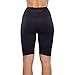 Zaggora High Rise Hot Pants Shorts - Black - High Waist Slimming Neoprene Shorts