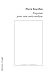 Esquisse pour une auto-analyse by 