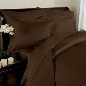 Elegance Linen 1200 Series Luxurious 100% Manufacturer Guaranteed Ultra Soft 4 pc Sheet set, Deep Pocket Up to 16" - Wrinkle Resistant Colors, King Chocolate Brown