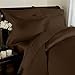 Elegant Comfort® 1500 Thread Count Egyptian Quality 2pcs PILLOW CASES - ALL SIZES AND COLORS, Queen, Chocolate Brown
