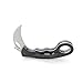 MASALONG Big White Shark Claw Folding Teeth Knife (Stone wash Fox)