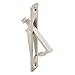 Prime-Line N 7274 Diecast, Satin Nickel, Pocket Door Flush Edge Pull (Single Pack)