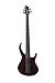 ivy IBA-500 Bass Solid-Body Electric Guitar, Trans Red